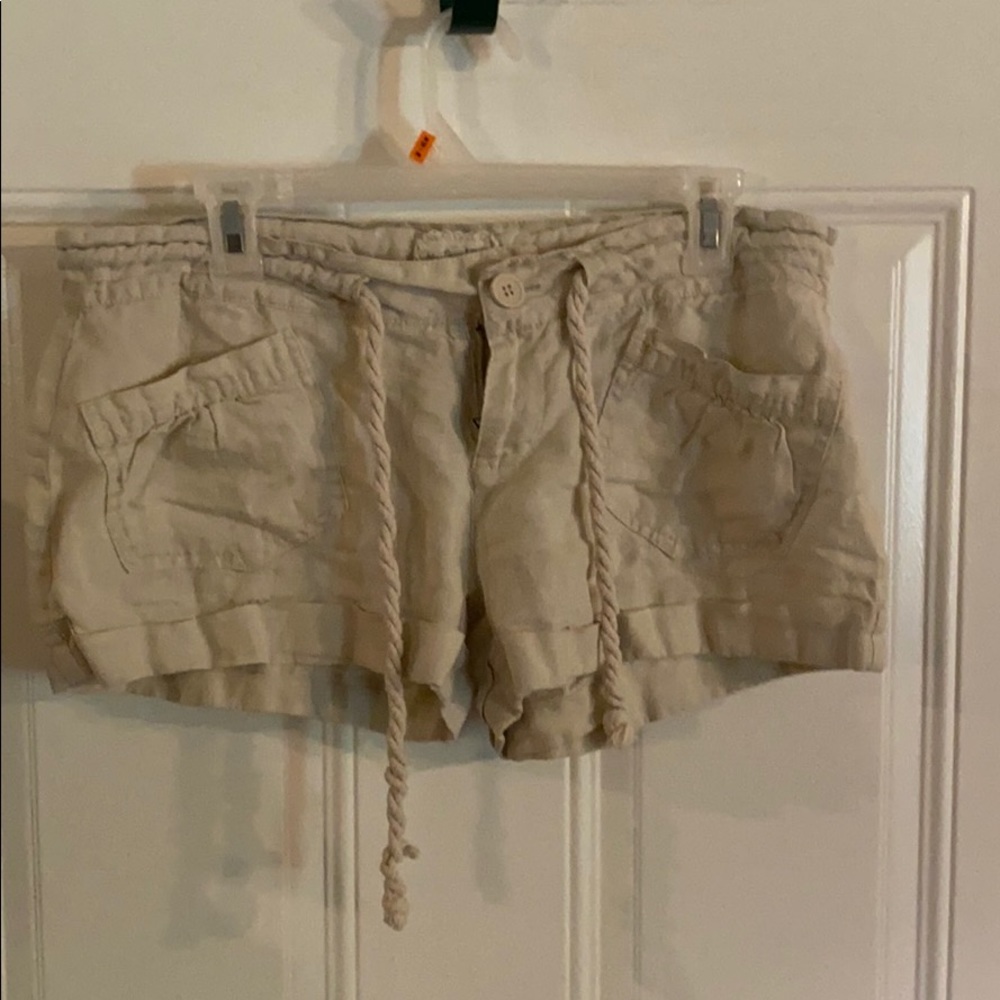 Linen shorts